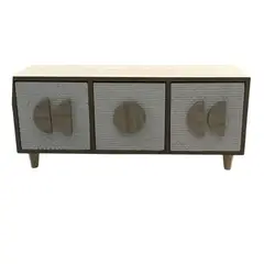 GENERICO - Mini Cajonera Decorativa Moderna De Madera 3 Gavetas