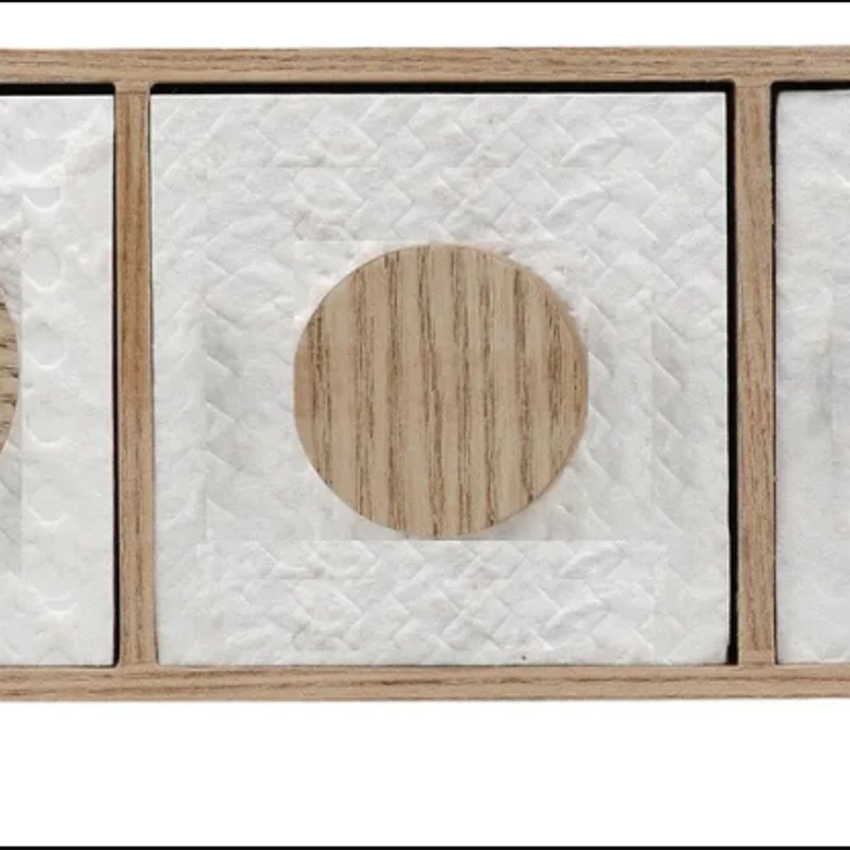 GENERICO - Mini Cajonera Decorativa Moderna De Madera 3 Gavetas