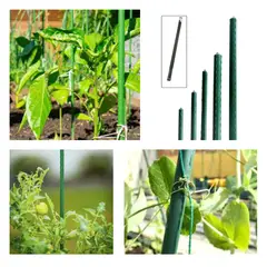 GENERICO - Tutores Metálico Para Plantas de interior y exterior 150 Cm (5) Unidades