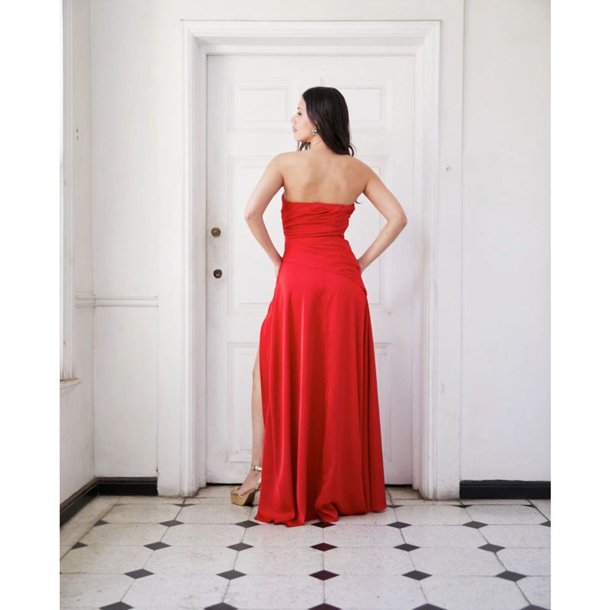 MI PLACARD - Vestido Largo de Fiesta Rafaella Rojo