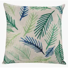 GENERICO - Funda de Cojín 45x45 cm Hojas Tropicales Hojas Suaves