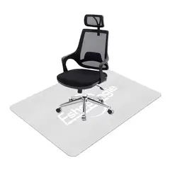 ESHOPANGIE - Alfombrilla Tapete Protector Para Silla De Oficina Piso Pvc 1.2 M 75 Cm