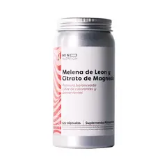 GENERICO - Melena De Leon + Citrato de Magnesio y Vitamina B6 120 Capulas Mind Nutrition