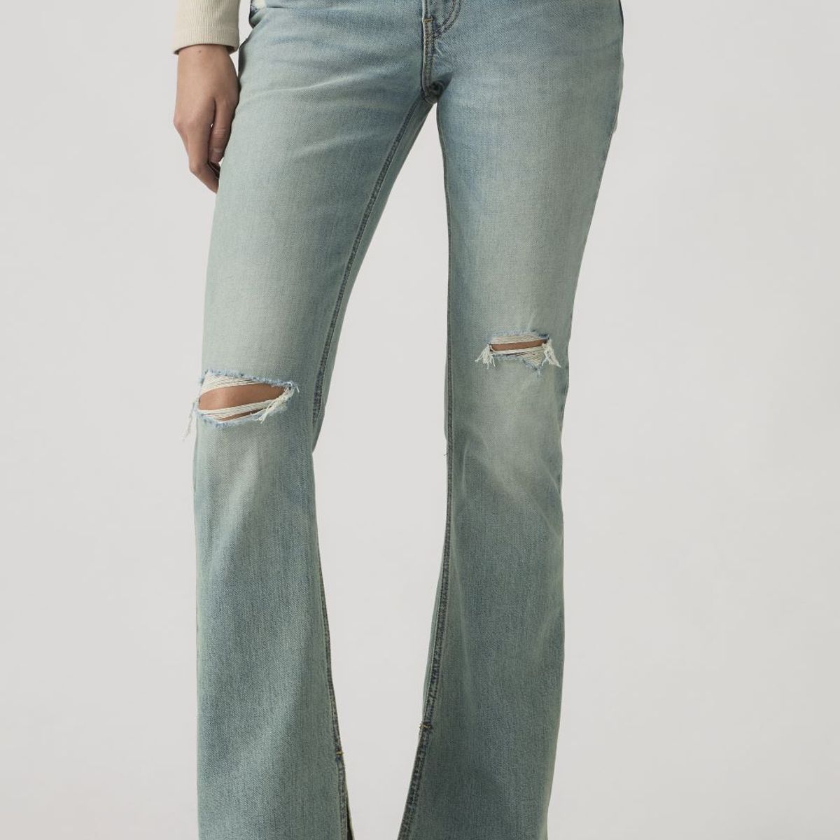 LEVIS - Jeans Mujer Low Slim Boot Celeste Levis