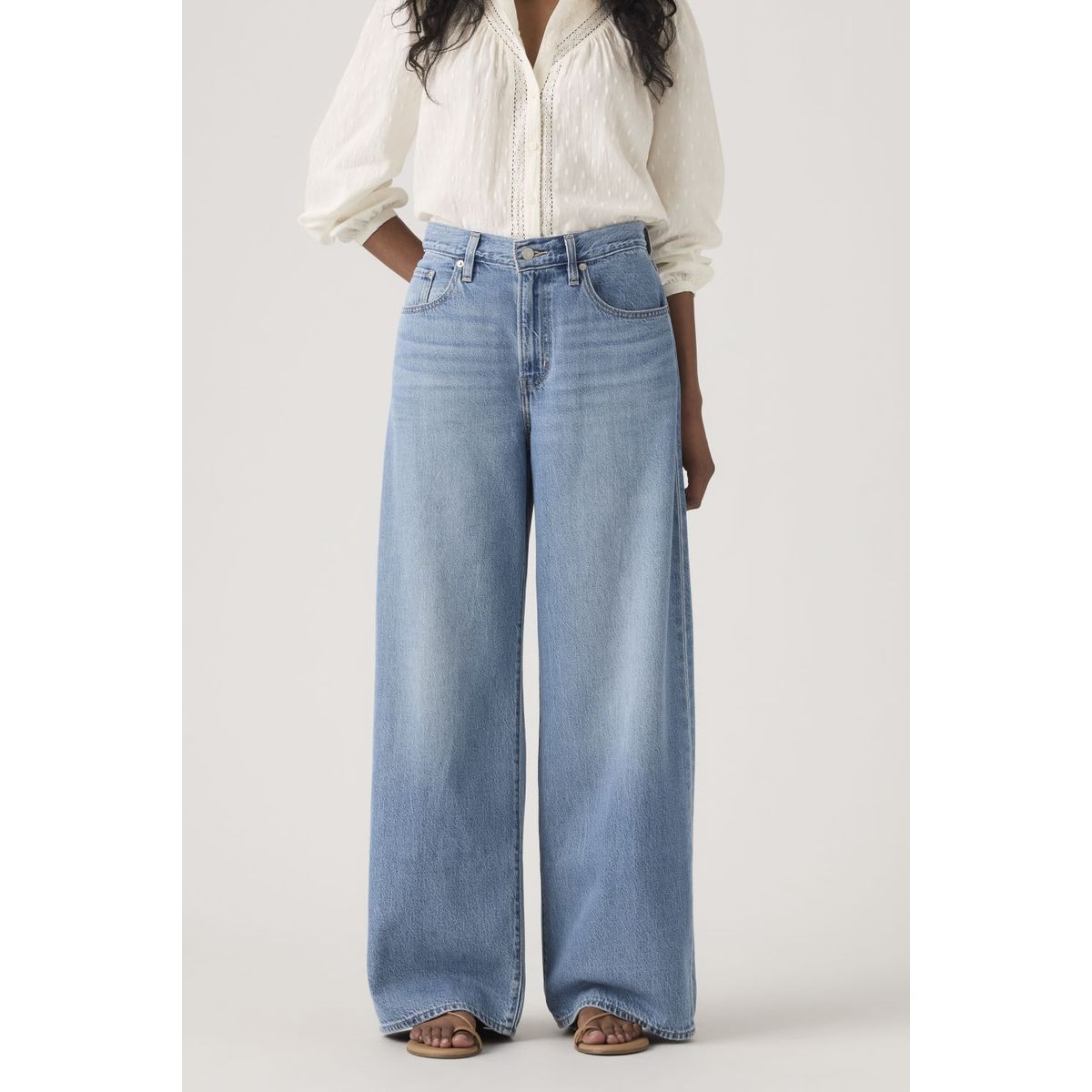 LEVIS - Jeans Mujer Xl Straight Azul Levis