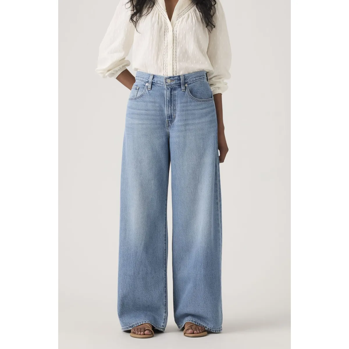 LEVIS - Jeans Mujer Xl Straight Azul Levis