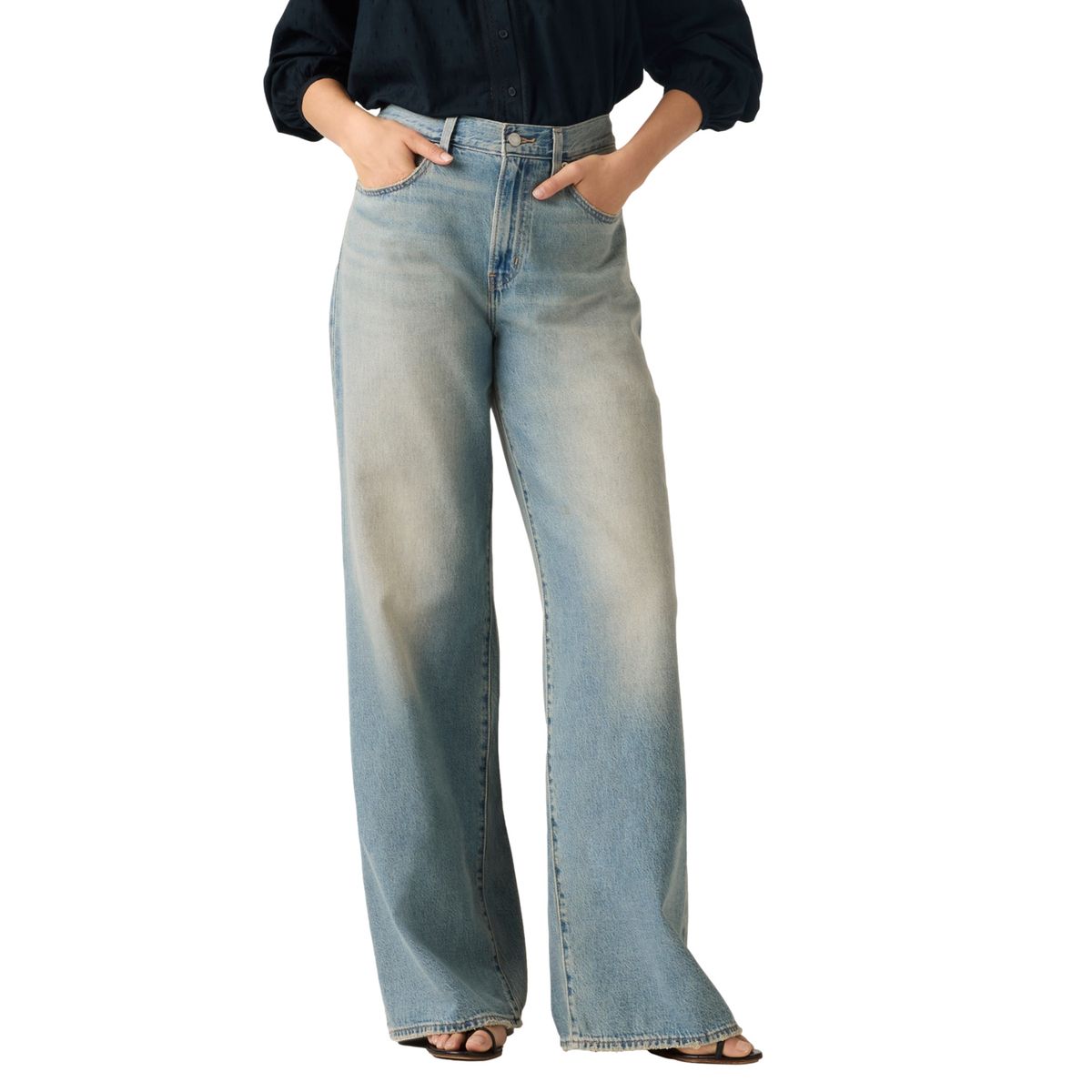 LEVIS - Jeans Mujer Xl Straight Azul Levis