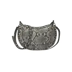 POLLINI - Cartera Bandolera Animal Print Gris