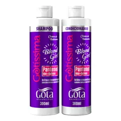 GOTA DOURADA - Shampoo Y Acondicionador Blond Girl 300ml