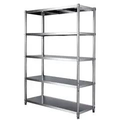 GENERICO - Repisa Cocina Acero Inoxidable 5 Niveles