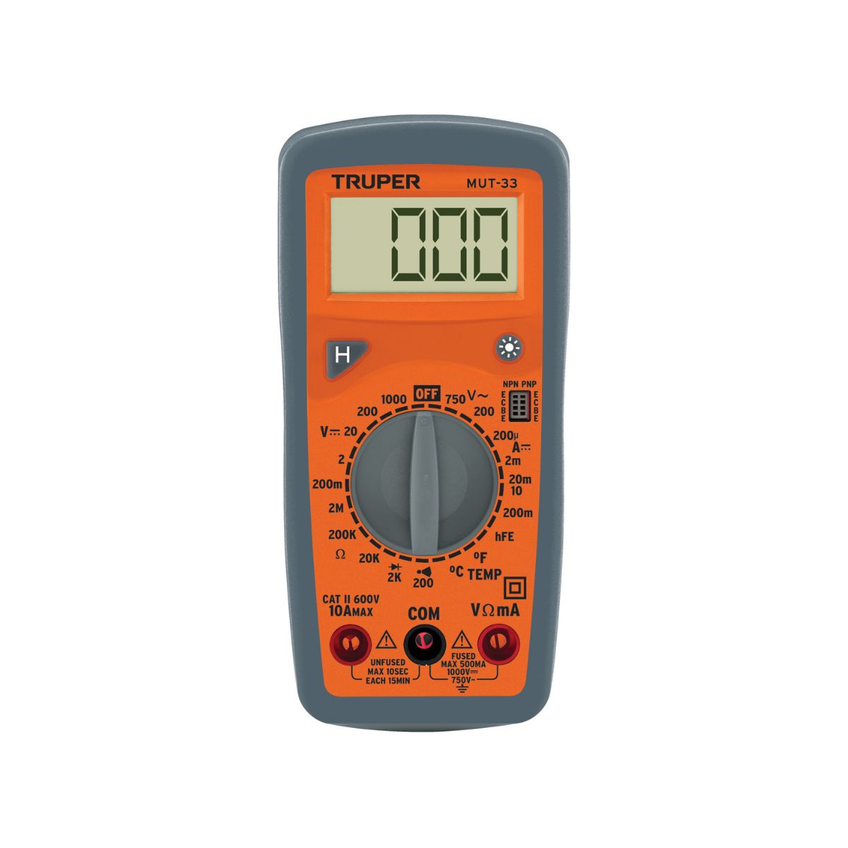 TRUPER - Tester Multimetro Digital Profesional Truper