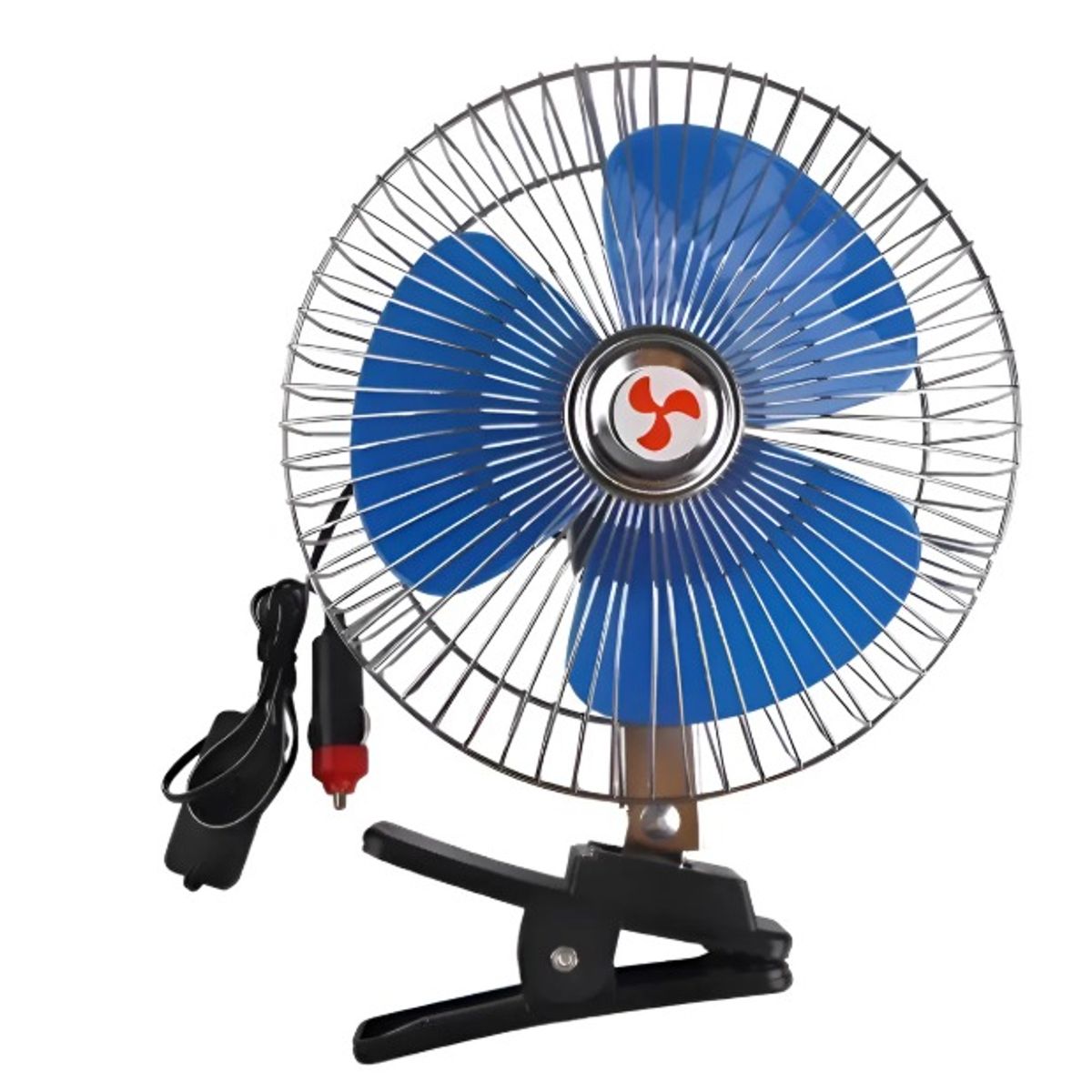 GENERICO - Ventilador Para Auto Furgon Automovil 12v Oscilante 18cm