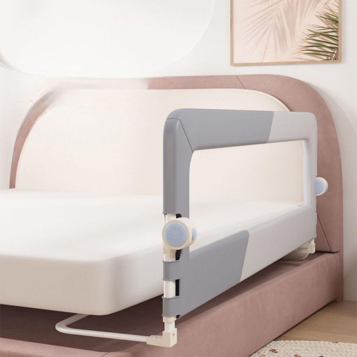 BABYLUNA - Baranda De Cama Seguridad Bebe Abatible Ajustable 150cm Premium