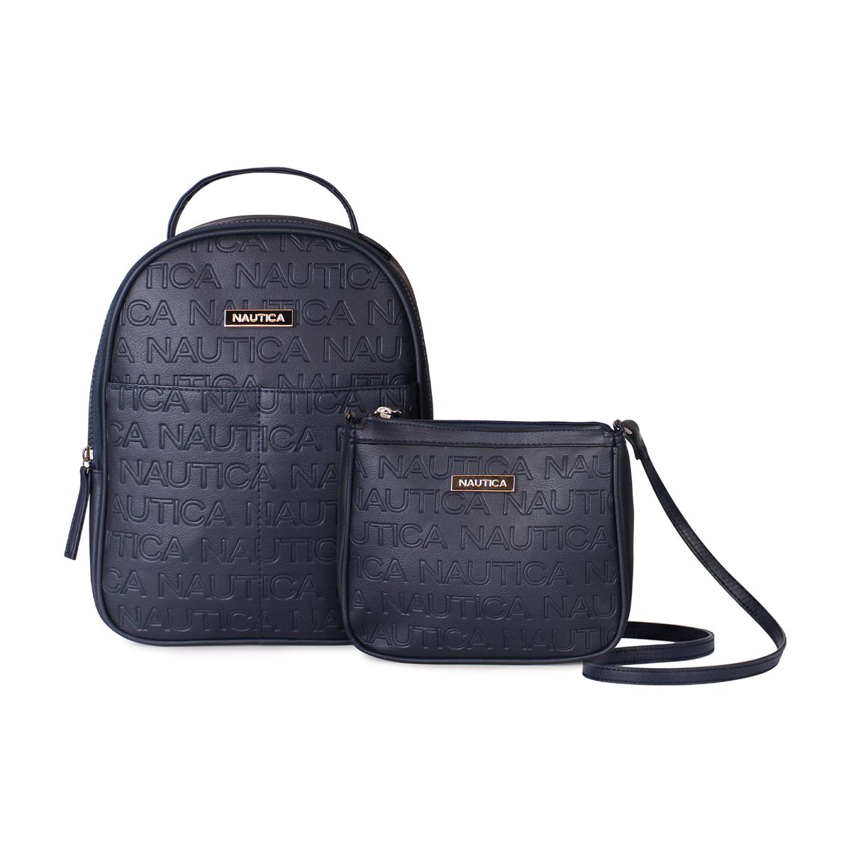 NAUTICA - Pack Nautica Mochila Queen + Cartera Princess azul