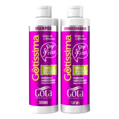 GOTA DOURADA - Shampoo Y Acondicionador Stop Frizz 300ml