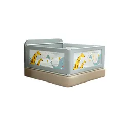 BABYLUNA - Baranda De Cama Seguridad Bebe Abatible Ajustable 180cm Jirafa