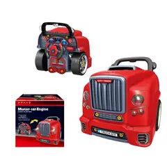 GENERICO - Juego Rol Mecánico Camión Rojo Armable Niños