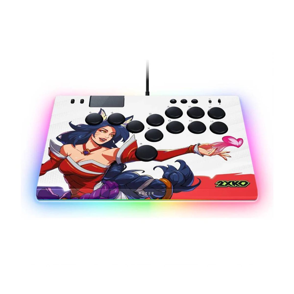 RAZER - Botonera Arcade Razer Kitsune: 2XKO Edition LoL PC-PS5