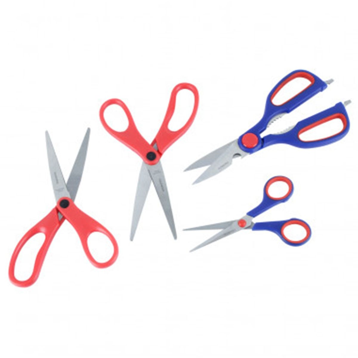 WORKPRO - Juego de tijeras 4 piezas w000400we