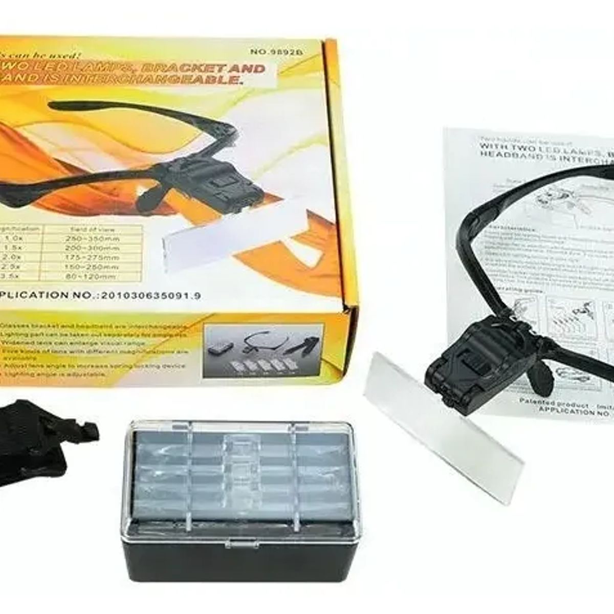 GENERICO - Lentes Led Lupa Para Extensiones De Pestañas Cejas Multiusos