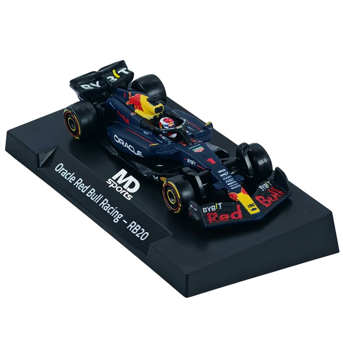 HOT WHEELS - Auto Formula 1 RedBull RB20 2024 #1 Max Verstappen HotWheels Premium 1:64