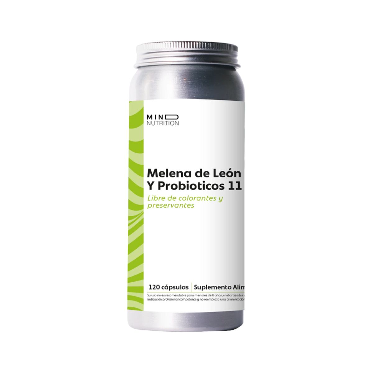 GENERICO - Melena De Leon Y Probioticos 11 120 Capsulas Mind Nutrition