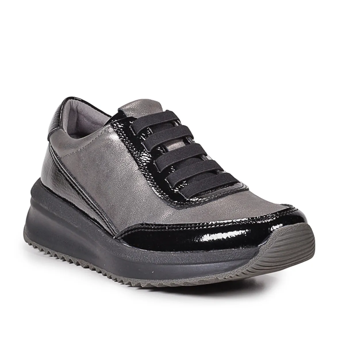 DEGAS - Zapatilla Cuero Aniella Negro DEGAS
