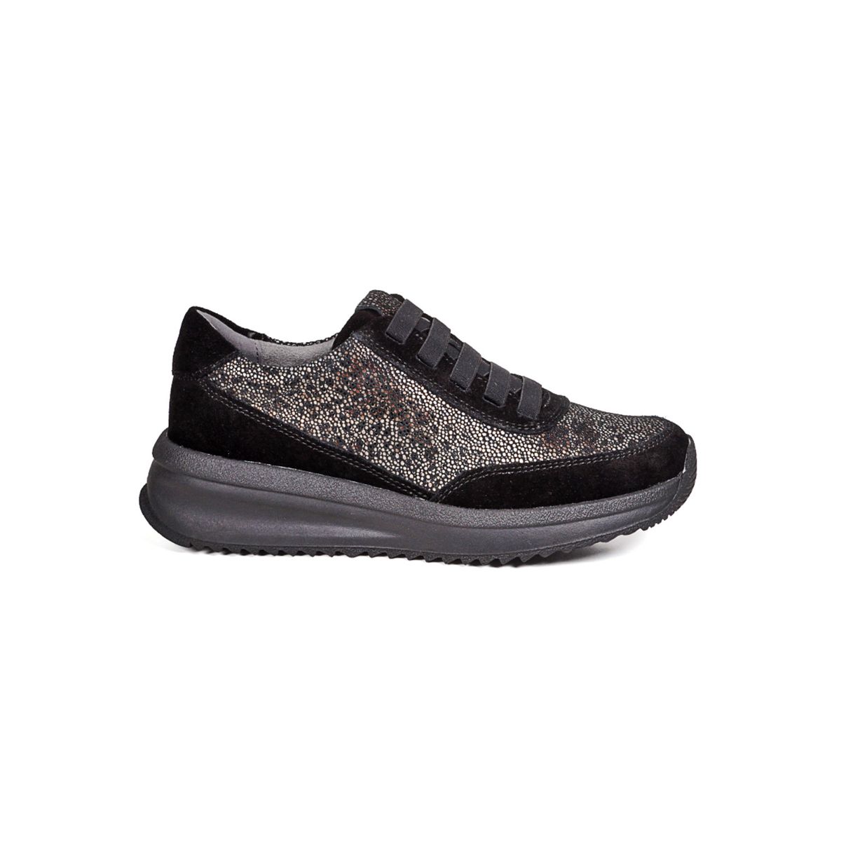 DEGAS - Zapatilla Cuero Aniella Negro DEGAS