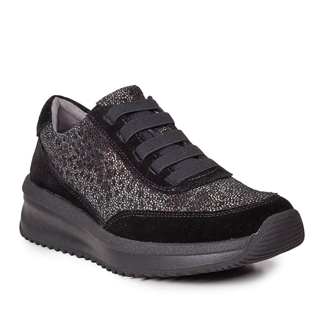 DEGAS - Zapatilla Cuero Aniella Negro DEGAS