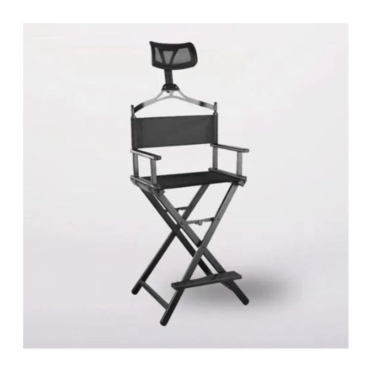 GENERICO - Silla De Maquillaje Modelo Silla Tapizado Negro Negro