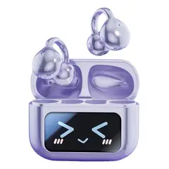 GENERICO - Audífonos Bluetooth Tipo Arete + Accesorio Mariposa