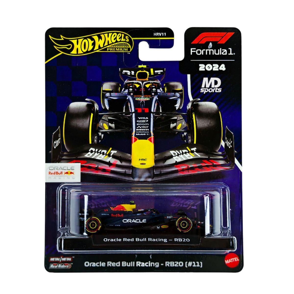 HOT WHEELS - Auto Formula 1 RedBull RB20 2024 #11 Checo Perez HotWheels Premium 1:64