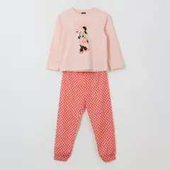 DISNEY - Pijama Manga Larga Niña Soooo Chic Minnie Rosado