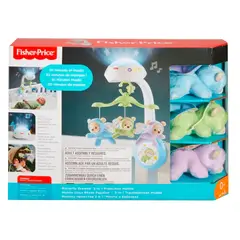 FISHER PRICE - Fisher-price Baby, Móvil 3 En 1 Sueños De Mariposa