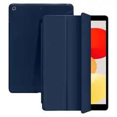 GENERICO - Funda Carcasa Smart Cover Para Tablet Samsung A11+ Plus 2025 Azul Oscuro