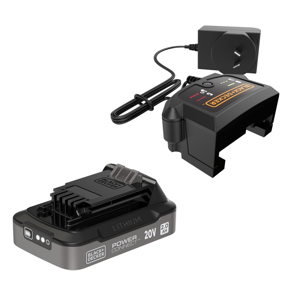 BLACK+DECKER - Tijera Inalámbrica 20V + Batería 2Ah BLACK+DECKER BCLP120D1