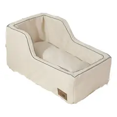 HOOPET - Nido De Auto Para Mascotas Pequeñas Blanco