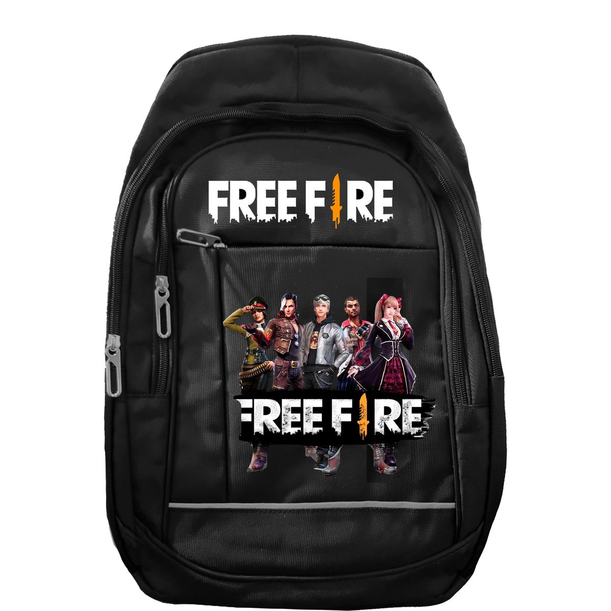 GENERICO - Mochila Free Fire  Estilo Gamer y Acción modelo 4