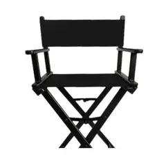 GENERICO - Silla De Maquillaje O Set Fotográfico Negra Ergohuman Elite Negro