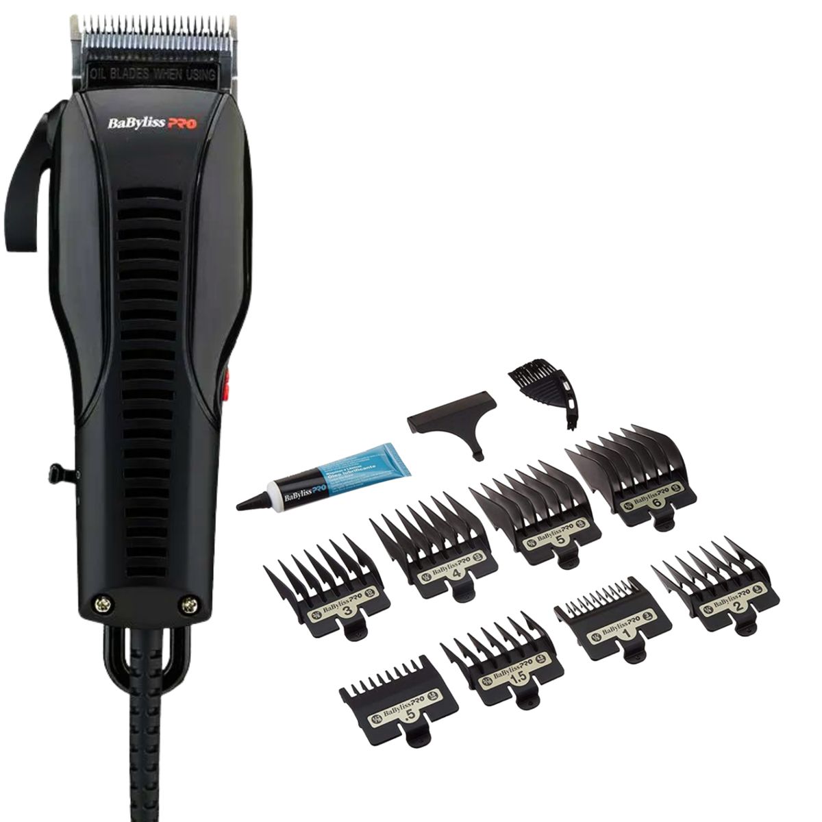 BABYLISS PRO - Máquina De Corte Babyliss Profesional Power Fx black Cuchilla Fade