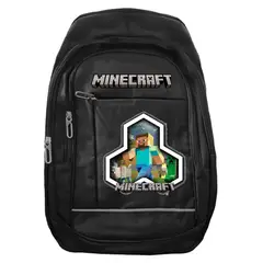 GENERICO - Mochila Minecraft Aventura y Estilo Gamer modelo 4