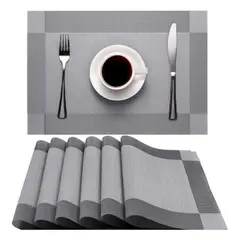 OKAY - Set 6 Individuales Impermeable De Mesa Rectangular Diseños