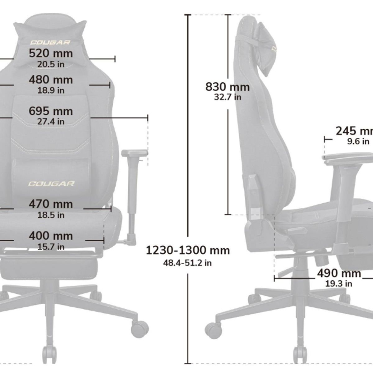 COUGAR - Silla Gamer Cougar Explore Neo Royal F con reposapiés