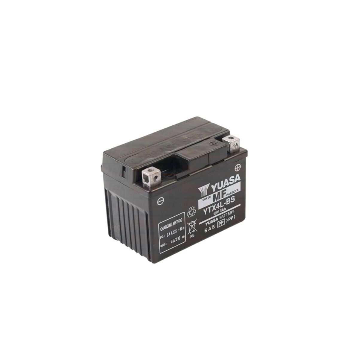 YUASA - Bateria para Moto YTX4L-BS 3Ah 50CCA