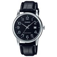 RELOJ MTP-V002L-1BUDF CLASICO PLATEADO NEGRO HOMBRE