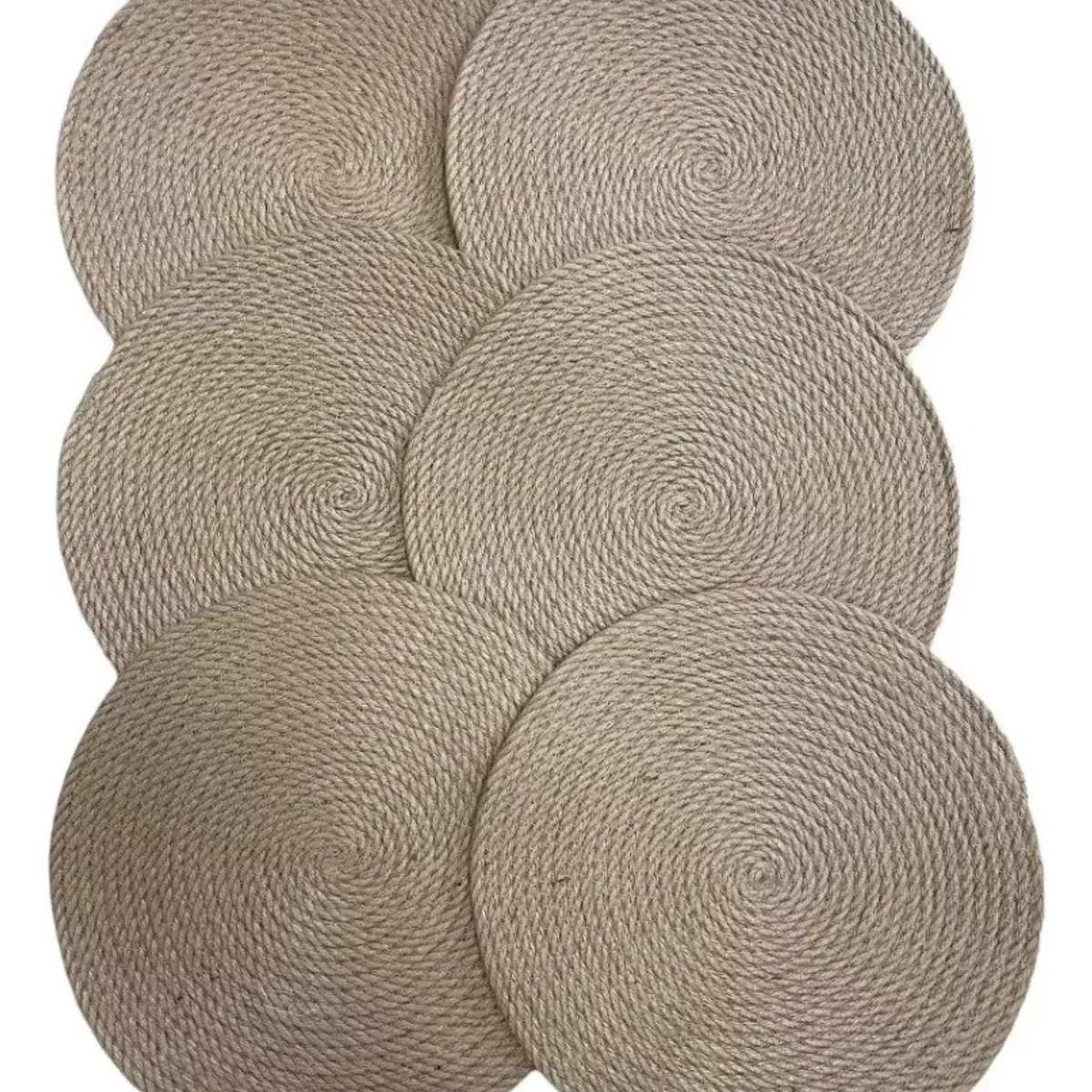 OKAY - Set 6 Individuales De Fibras Naturales Seagrass