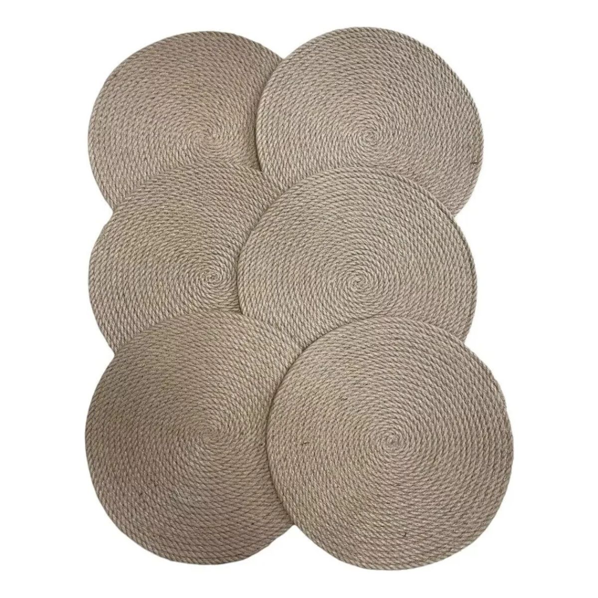 OKAY - Set 6 Individuales De Fibras Naturales Seagrass