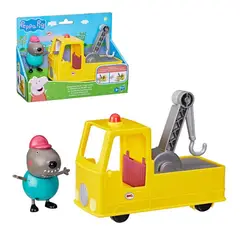 HASBRO - Juguete Peppa Pig El Gran Remolque del Abuelo Perro