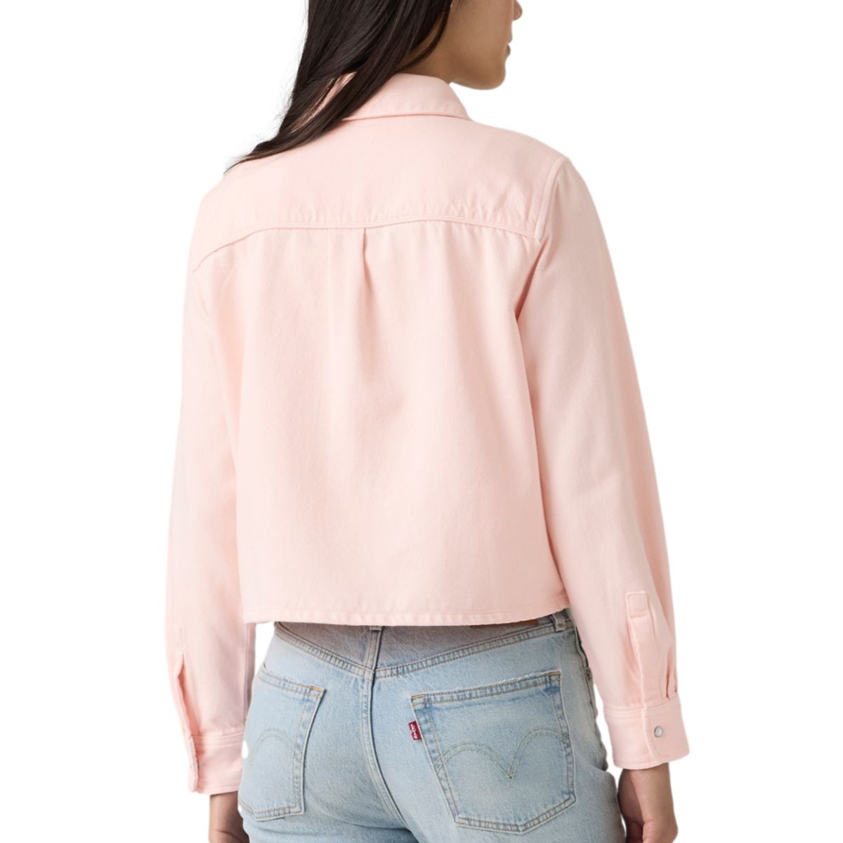 LEVIS - Blusa Mujer Logan Tencel Shacket Rosado Levis