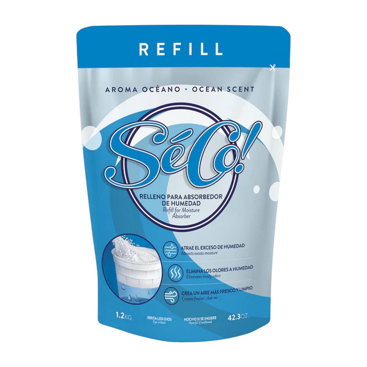 GENERICO - Recarga Absorbedor De Humedad Seco 1.2kg